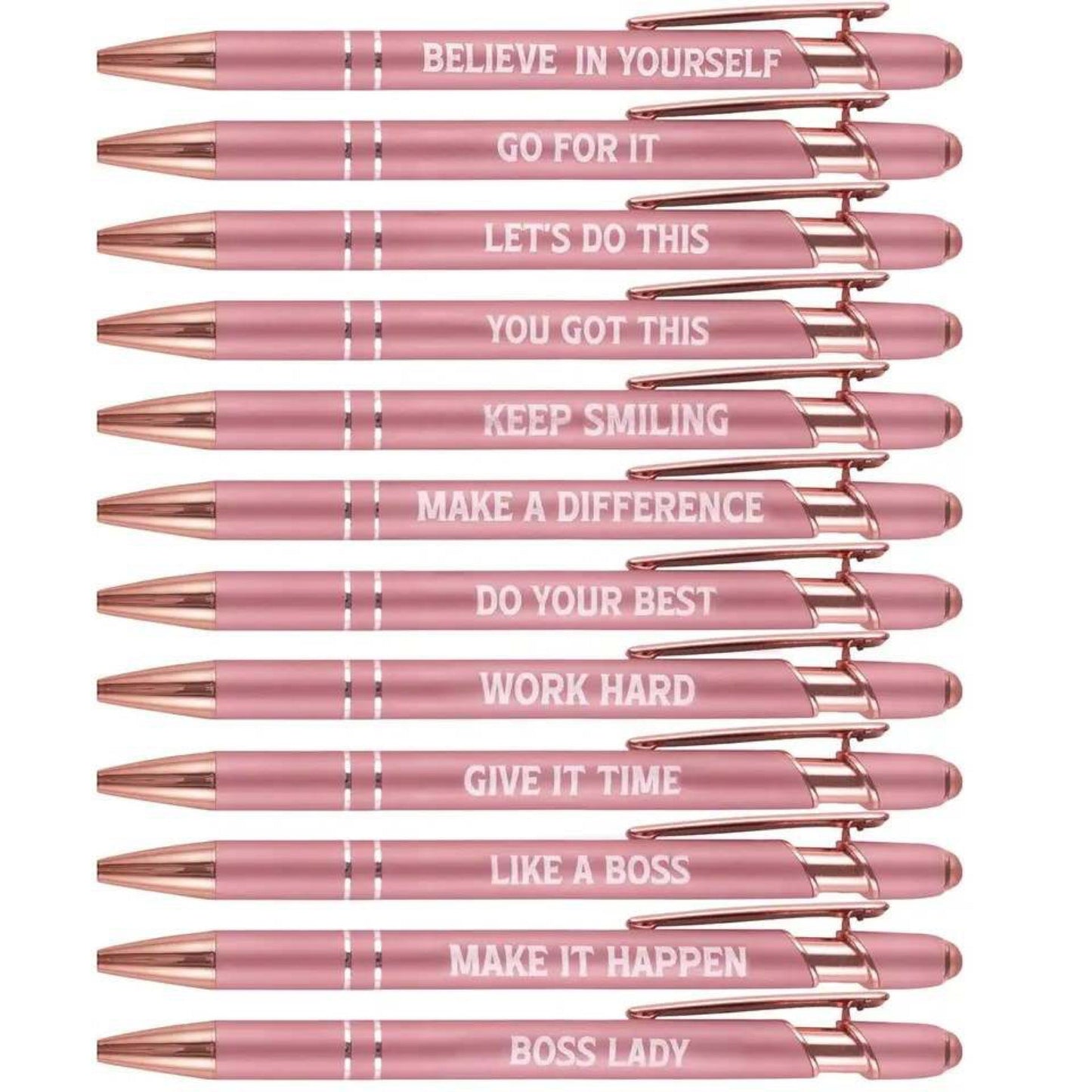 Rose Gold set of 12 Pens