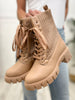 Top Moda Maddie-83 Lace Up Chunky Boots