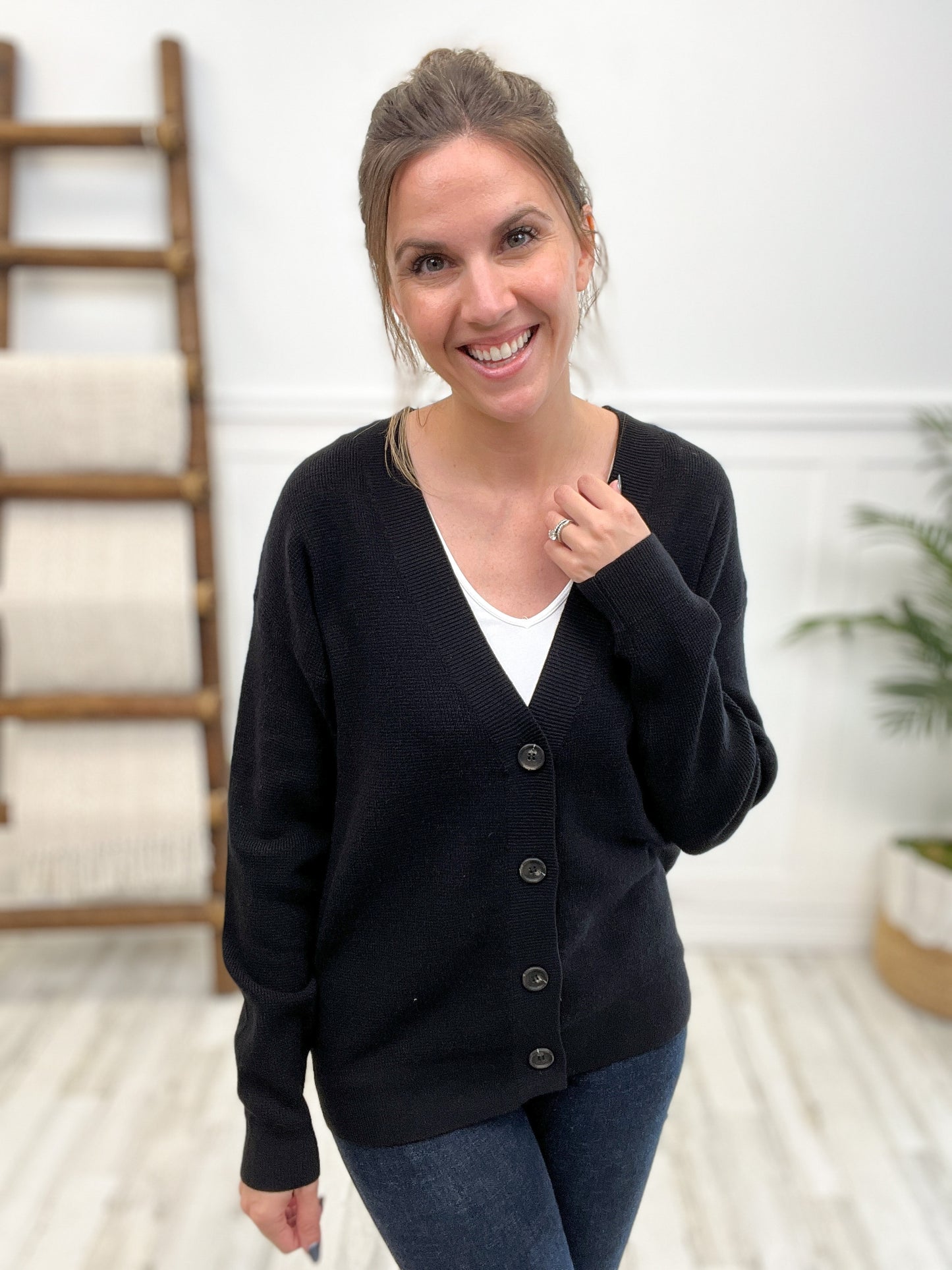 VISCOSE SWEATER CARDIGAN