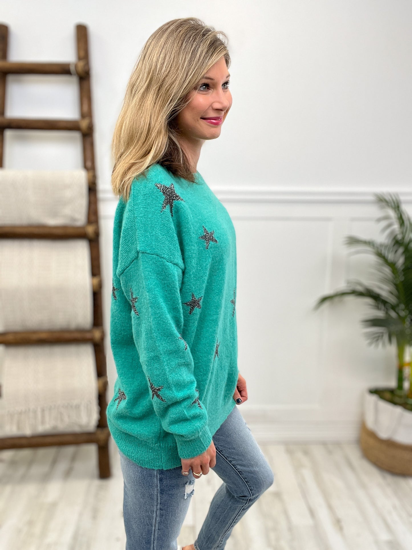 Stars in Our Eyes Crew Neck Sweater