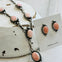 Donovan Skeets Pink Conch Necklace and Earring Set