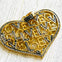 Gold Heart LOVE Charm - MYON