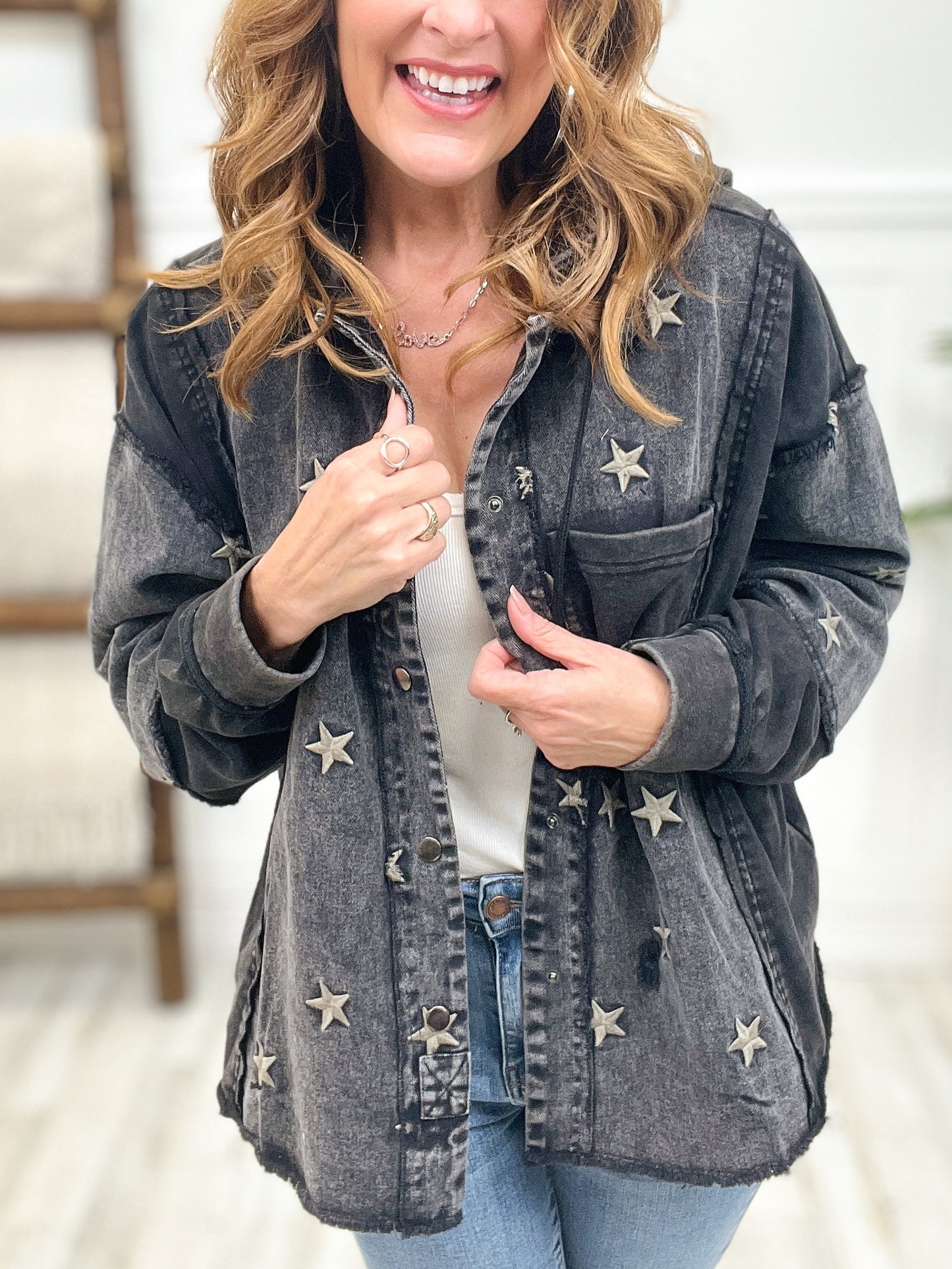 STAR EMBROIDERY JACKET