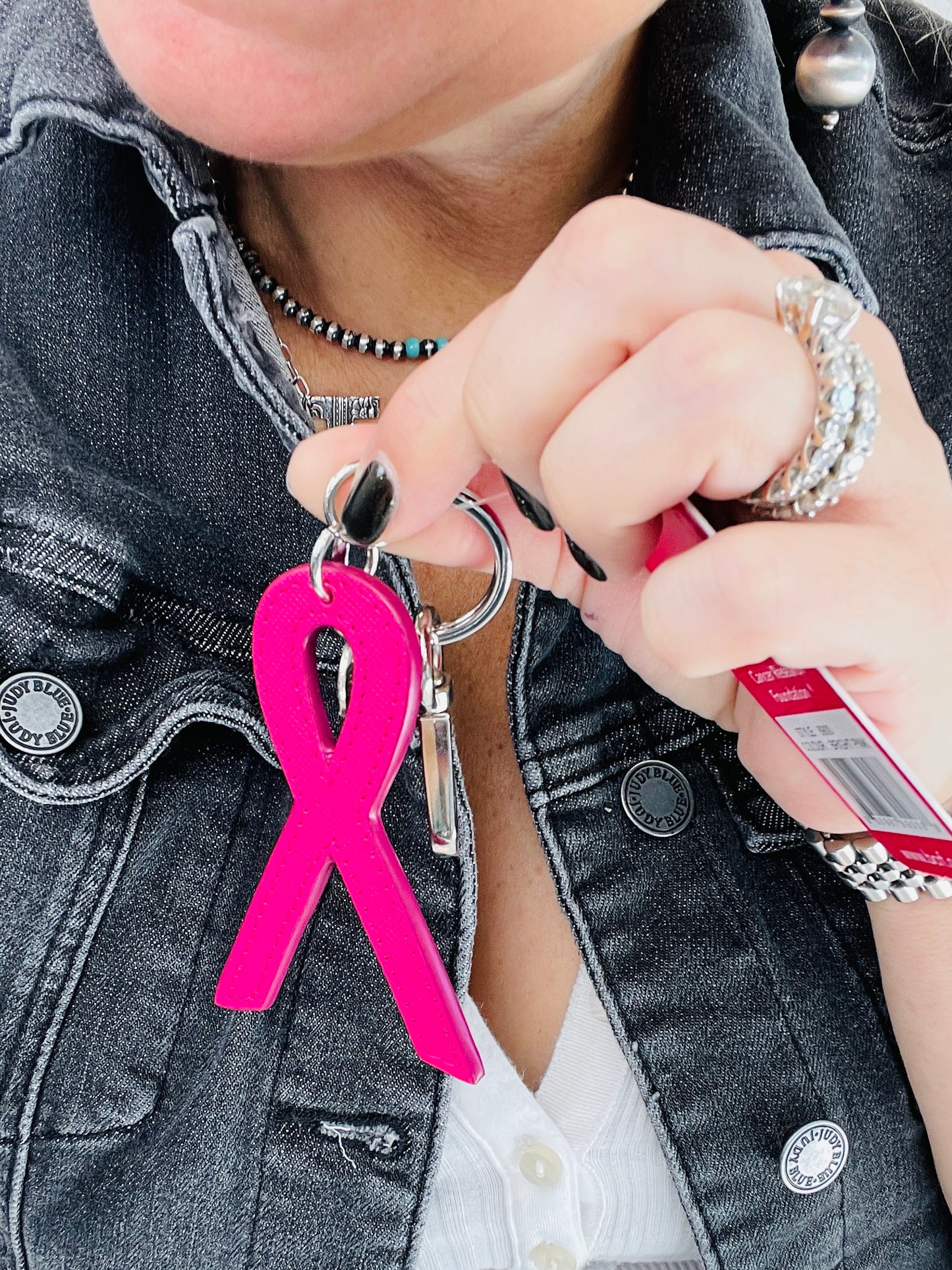 Breast Cancer Research Fund Charm & Keychain