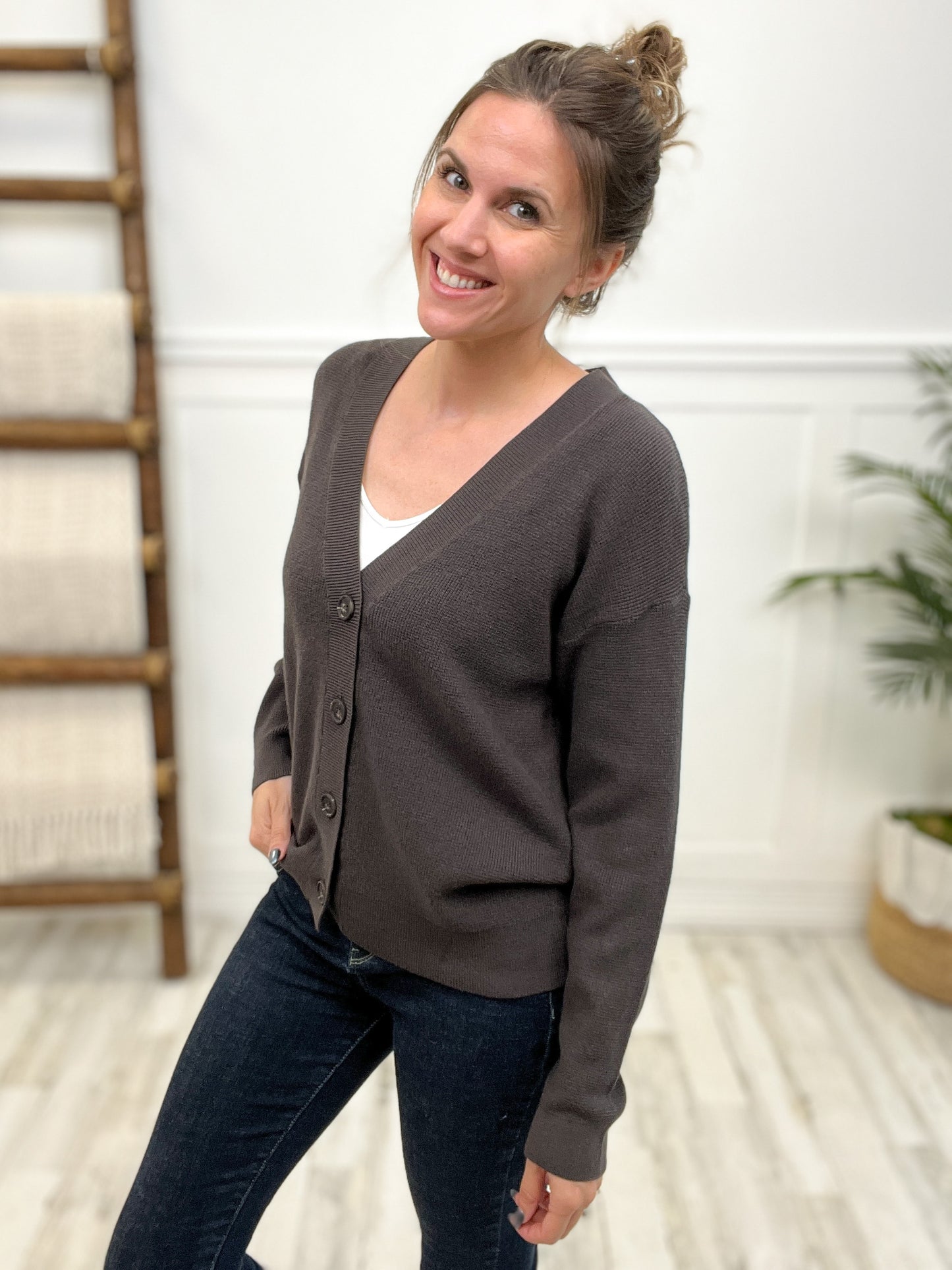 VISCOSE SWEATER CARDIGAN