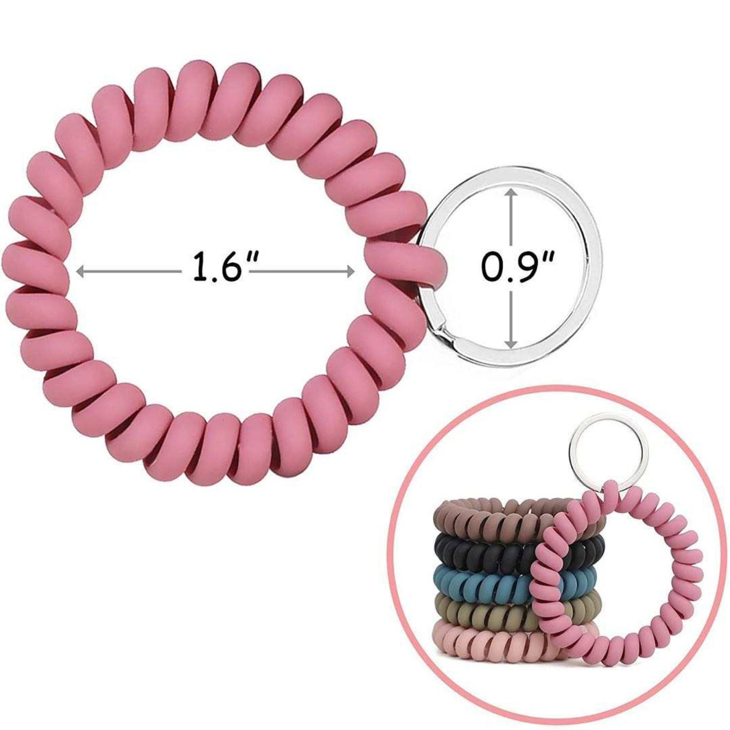 Stretch Coil Keychains