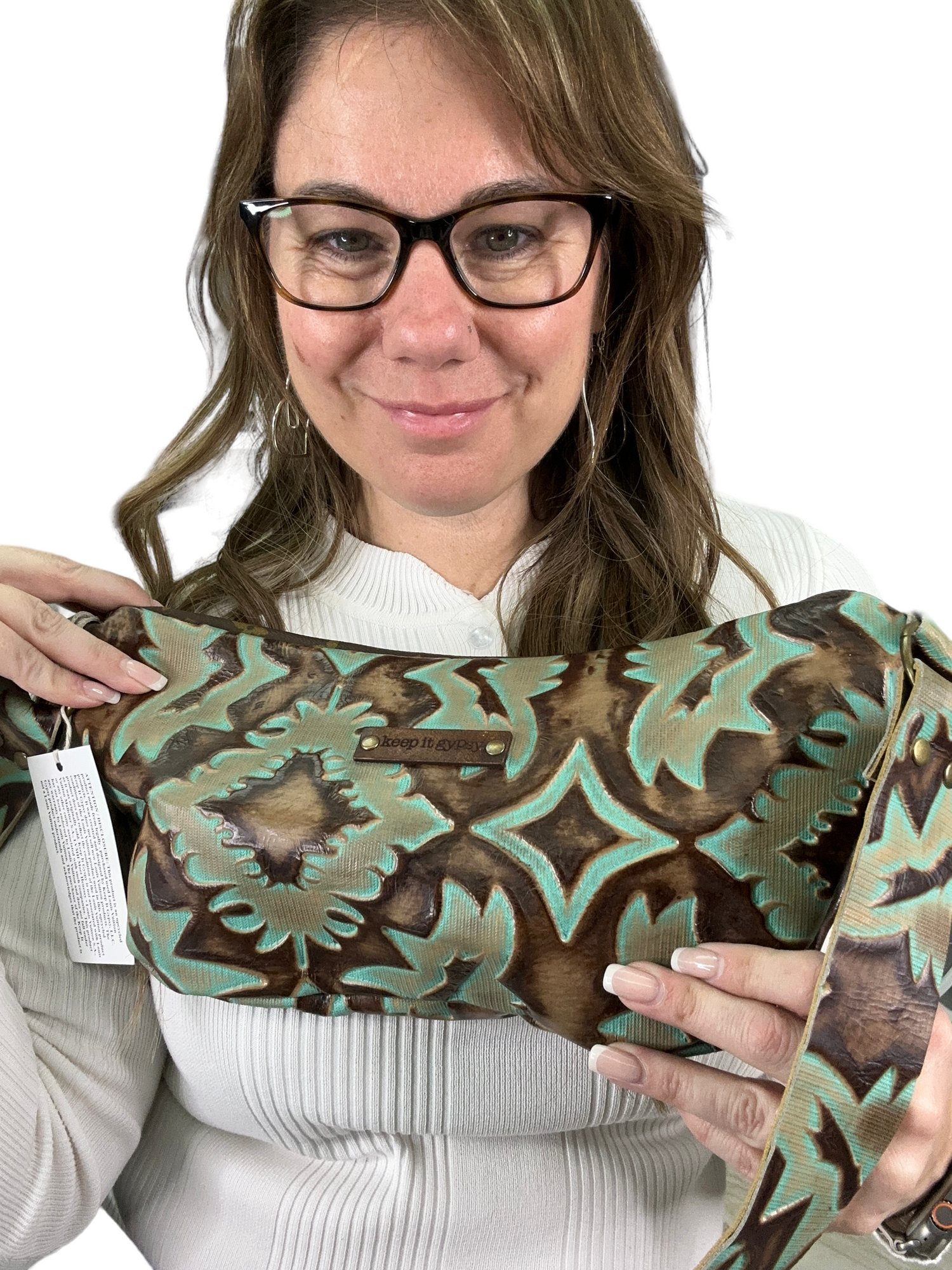 Leopard Leather Bum Bag with LV – Emma Lou's Boutique
