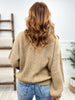 Balloon Sleeve Braid Sweater