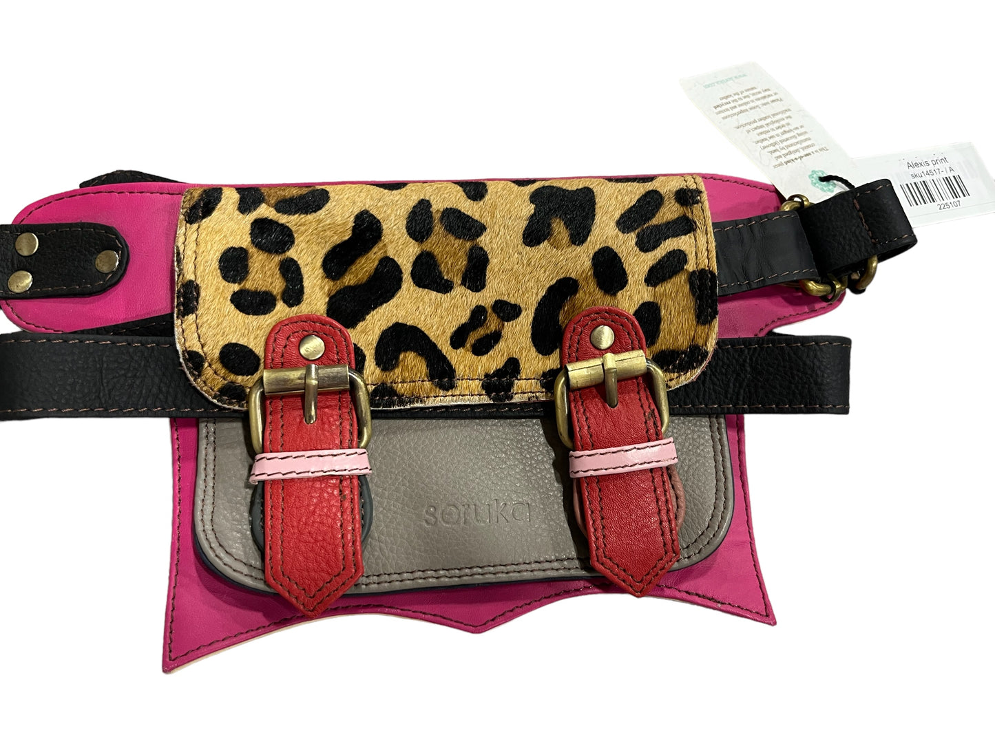 Soruka Alexis Leopard Print Fanny Pack