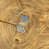 Sterling Silver Cross Hammered Design