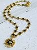 Black & Gold Starburst Star Necklace - Emma Evelyn Jewelry Guangzhou Laursain Jewelry Co., - Emma Lou's Boutique