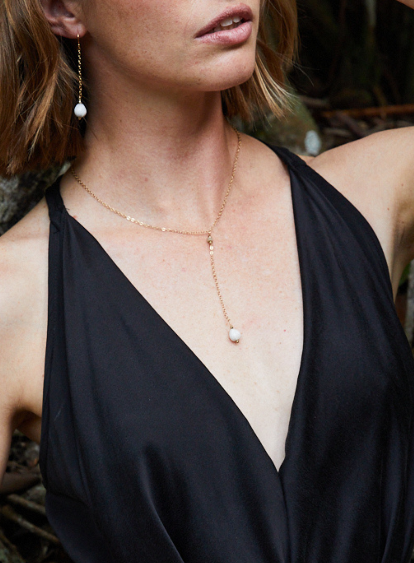 Marie-Rose Lariat Necklace