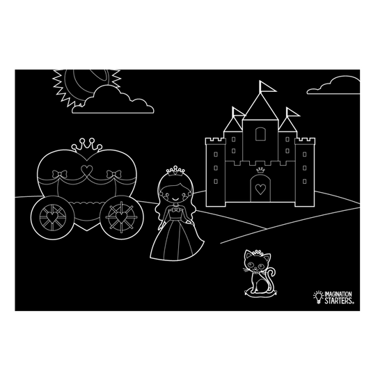 Chalkboard Placemat Princess