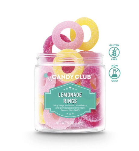 Candy Club Lemonade Rings 5 oz.