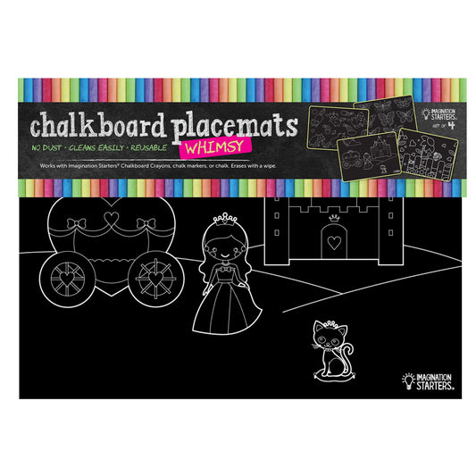 Chalkboard Placemat Whimsy Set of 4