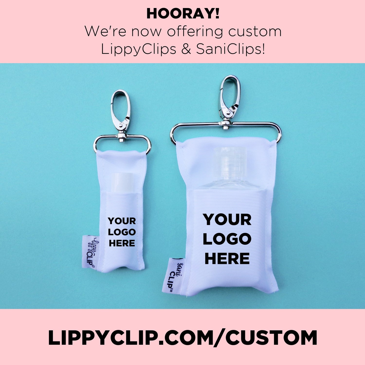 Custom Printed LippyClips or SaniClips